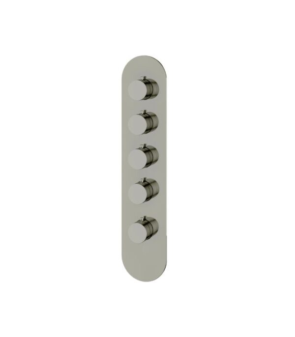 Aquabrass ROUND 4 1/4" x 19 5/8" x 1/8" Shower Trim Set R3495 Variable Finish - Image 4