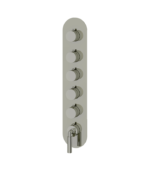 Aquabrass Aria 5-Shut-Off Thermostatic Valve Round Trim Set R3548BBC - Image 4