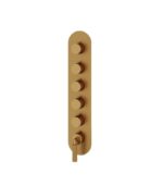 Aquabrass Montecarlo Round 5 Shut-Off Thermostatic Trim Set R3550 - Image 6