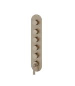 Aquabrass Montecarlo Round 5 Shut-Off Thermostatic Trim Set R3550 - Image 2