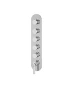 Aquabrass Montecarlo Round 5 Shut-Off Thermostatic Trim Set R3550
