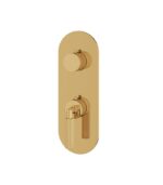 Aquabrass MONTECARLO Round 2-Way Shared Diverter Trim Set for Thermostatic Valve R8250 - Image 7