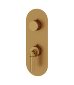 Aquabrass Aria Round 2-Way Non-Shared Diverter Trim Set  R9248BBC - Image 2