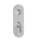 Aquabrass Aria Round 2-Way Non-Shared Diverter Trim Set  R9248BBC - Image 7