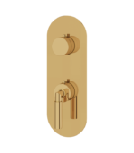 Aquabrass Aria Round 2-Way Non-Shared Diverter Trim Set  R9248BBC