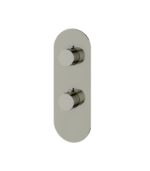 AQUABRASS R9295 4 1/4" x 12" x 1/8" Round 2-Way Non-Shared Trim Set - Image 4