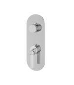 Aquabrass Montebello Round Trim Set with 3-Way Non-Shared Diverter R9349