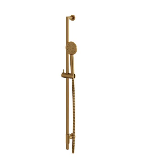 Aquabrass RCR85 Complete Round Shower Rail with Rain Handshower - Image 6