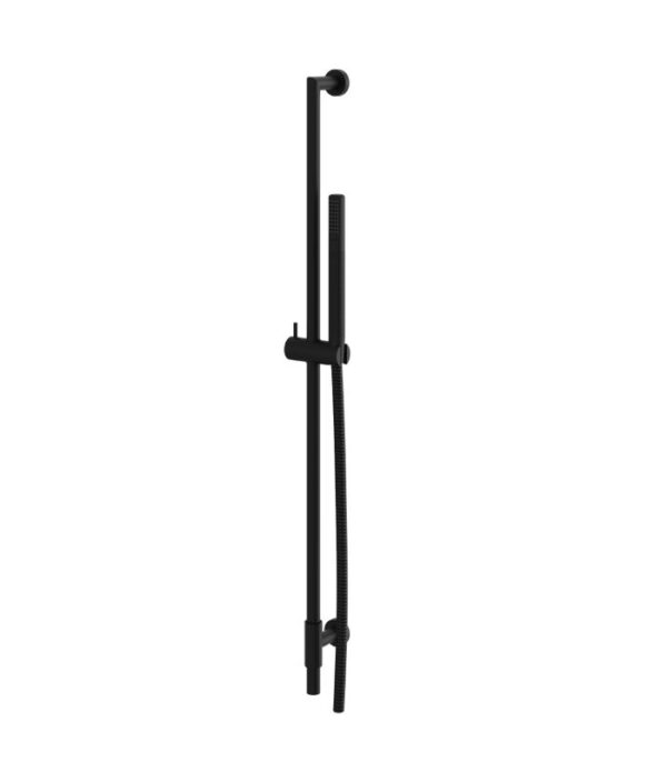 Aquabrass RCR95 Complete Round Shower Rail with 1-Function Handshower and 5' Hose - Image 3
