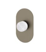 Aquabrass MARMO Round Thermostatic Valve Trim Set with Handle RM00BC - Image 2