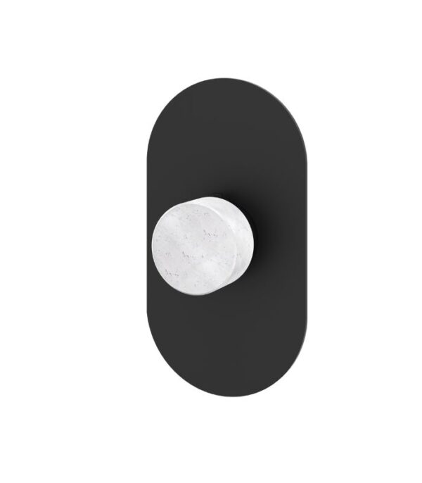 Aquabrass MARMO Round Thermostatic Valve Trim Set with Handle RM00BC - Image 4