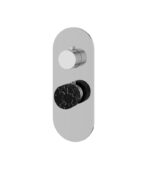 Aquabrass MARMO Round 1 Shut-Off Thermostatic Trim Set RM01NM