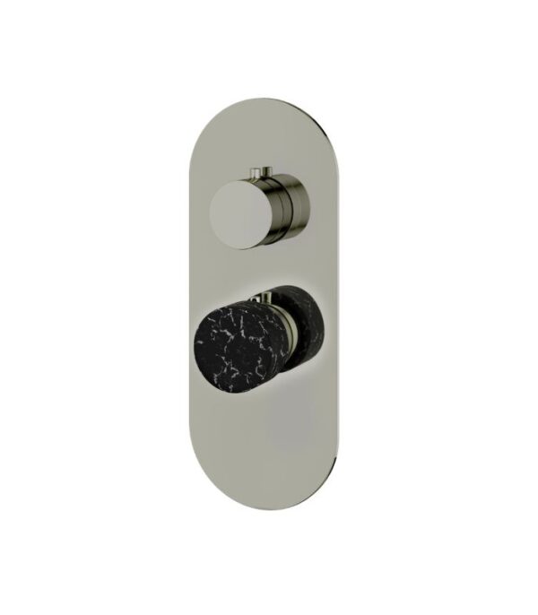 Aquabrass MARMO Round 1 Shut-Off Thermostatic Trim Set RM01NM - Image 7