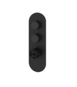 Aquabrass MARMO Round 2 Shut-Off Thermostatic Trim Set RM02NM - Image 4