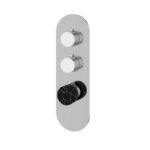 Aquabrass MARMO Round 2 Shut-Off Thermostatic Trim Set RM02NM