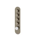 Aquabrass MARMO Round 4 Shut-Off Thermostatic Trim Set RM04BC - Image 2