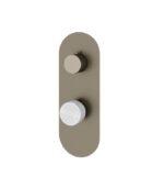 Aquabrass MARMO Round 2-Way Non-Shared Diverter Trim Set RM21BC - Image 2