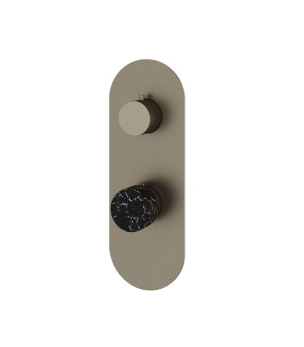 Aquabrass Marmo Round 3-Way Non-Shared Diverter Trim Set RM31NM - Image 5