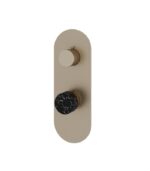 Aquabrass Marmo Round 3-Way Non-Shared Diverter Trim Set RM31NM - Image 2