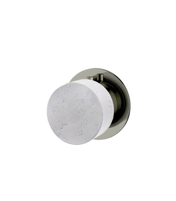 Aquabrass Marmo Round 3-Way Non-Shared Diverter Trim Set with Fluehs Cartridge RM83BC - Image 4