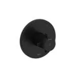 Riu™ 1_2_ Therm & Pressure Balance Trim With 3 Functions - Black