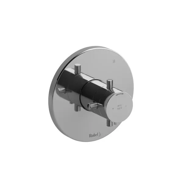 Riu™ 1_2_ Therm & Pressure Balance Trim With 3 Functions - Chrome
