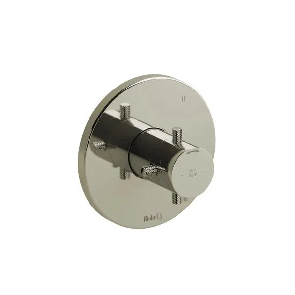 Riu™ 1_2_ Therm & Pressure Balance Trim With 3 Functions - Polished Nickel