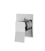 Aquabrass CHICANE 3-Way Shared Diverter Valve Square Trim Set Polished Gold S2319