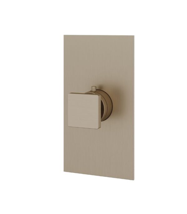 Aquabrass SQUARE TRIM SET 4 1/4” x 7 7/8” x 1/8” Shower Trim Set Variable Finish S3095 - Image 2
