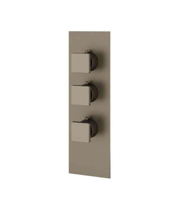 Aquabrass SQUARE S3295 4 1/4" x 13 3/4" x 1/8" Shower Trim Set Variable Finish - Image 5