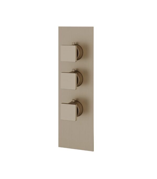 Aquabrass SQUARE S3295 4 1/4" x 13 3/4" x 1/8" Shower Trim Set Variable Finish - Image 2