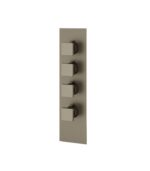 Aquabrass SQUARE 4 1/4" x 16 3/4" x 1/8" Shower Trim Set SR3395 Variable Finish - Image 5