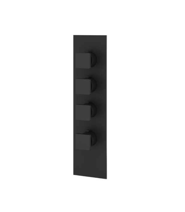 Aquabrass SQUARE 4 1/4" x 16 3/4" x 1/8" Shower Trim Set SR3395 Variable Finish - Image 3