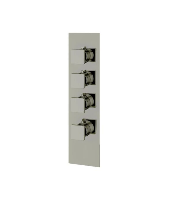 Aquabrass SQUARE 4 1/4" x 16 3/4" x 1/8" Shower Trim Set SR3395 Variable Finish - Image 4