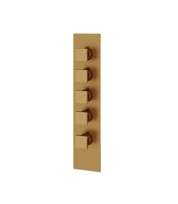 Aquabrass SQUARE Shower Trim Set 4 1/4" x 19 5/8" x 1/8" Variable Finish S3495 - Image 6