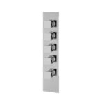 Aquabrass SQUARE Shower Trim Set 4 1/4" x 19 5/8" x 1/8" Variable Finish S3495