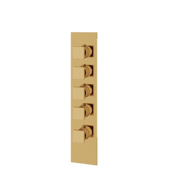 Aquabrass SQUARE Shower Trim Set 4 1/4" x 19 5/8" x 1/8" Variable Finish S3495 - Image 7