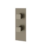 Aquabrass SQUARE 3-Way Shared Shower Trim Set 4 1/4" x 12" x 1/8" S8395 - Image 5
