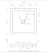 Bain Signature Efrain 36x36 Alcove Acrylic Shower Base - Image 6