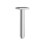 Aquabrass SCD06 6-Inch Round Ceiling Drop with Square Flange and Adjustable Trim, 1/2-Inch NPT Male Connection