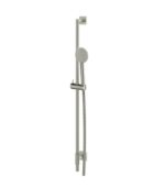 Aquabrass SCR85 Complete Round Shower Rail with Square Flanges and Rain Handshower - Image 4