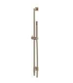 Aquabrass SCR95 Complete Round Shower Rail with Square Flanges, 1-Function Handshower and 5' Hose - Image 2
