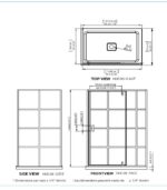 Bain Signature Vienna 36x48 Shower Door - Image 7