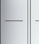 Bain Signature Flora 36x48 Frosted Glass Black Shower Door - Image 4
