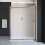 Bain Signature Flora 36x48 Shower Enclosure Frosted Glass Matte