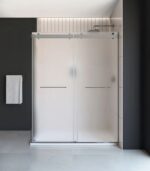 Bain Signature Flora 36x48 Shower Enclosure Frosted Glass Matte