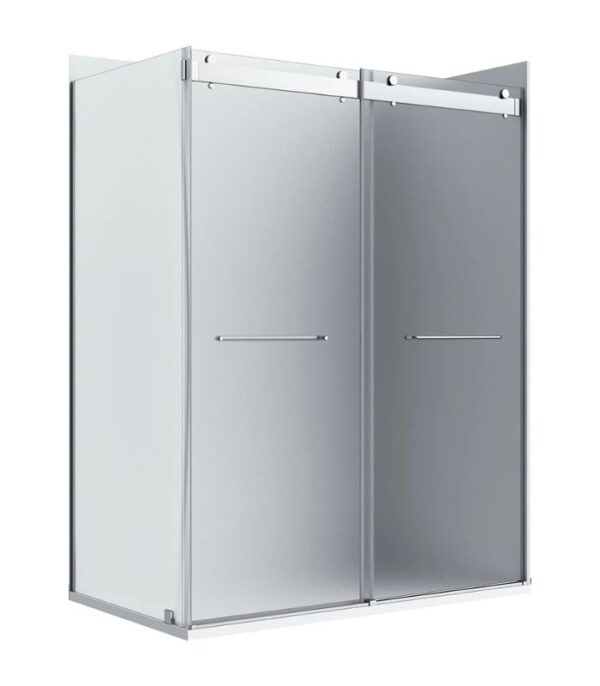 Bain Signature Flora 36x48 Shower Enclosure Frosted Glass Matte - Image 8