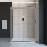 Bain Signature Flora 36x48 Raindrop Glass Shower Enclosure
