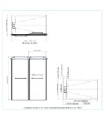 Bain Signature Flora 60 Frosted Glass Alcove Shower Enclosure Chrome SD12-60FR-CHR - Image 7