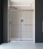 Bain Signature Flora 60 Fluted Glass Shower Enclosure 60 SKU- SD12-60FU